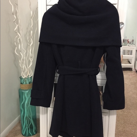 THML Jackets & Coats Navy Blue Dress Coat Poshmark
